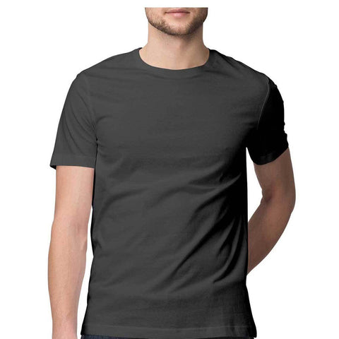 Solid Charcoal Grey Melange - blacksheepdesigns.in