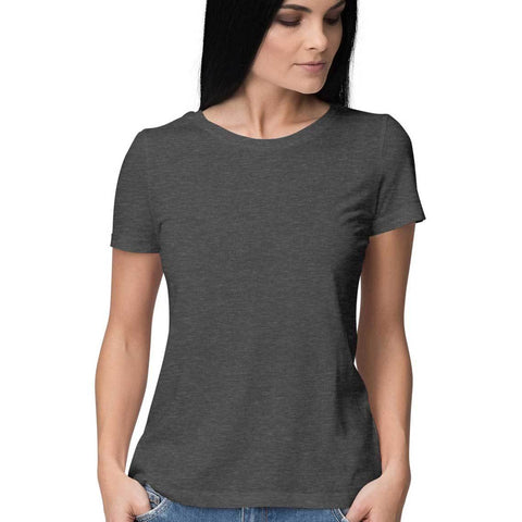 Solid Charcoal Grey Melange - blacksheepdesigns.in