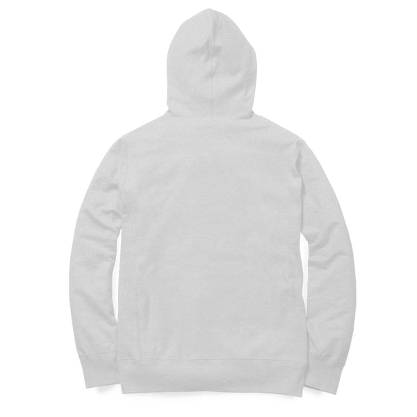 Grey Melange Hoodi - blacksheepdesigns.in