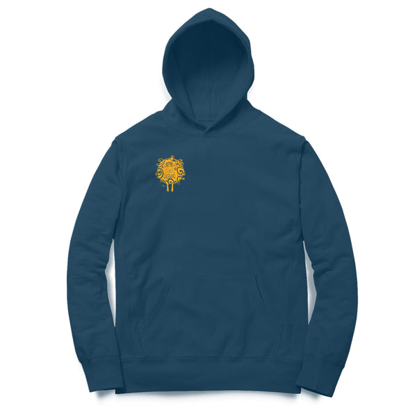 Navy Blue Hoodi - blacksheepdesigns.in