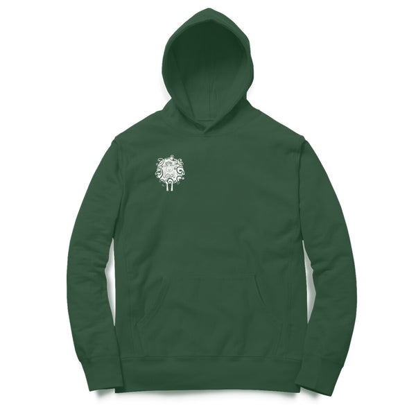 Bottle Green Hoodi - blacksheepdesigns.in